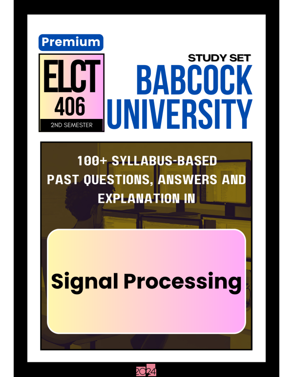 Signal Processing Premium Study Set