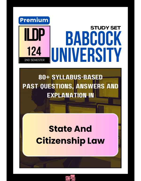 State And Citizenship Law Premium Study Set
