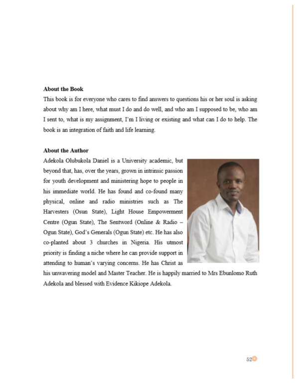 In Search of Myself - By Adekola Bukola