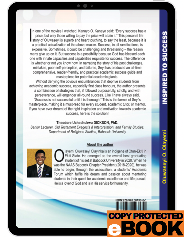 Inspired to Success-Graduating with a First class