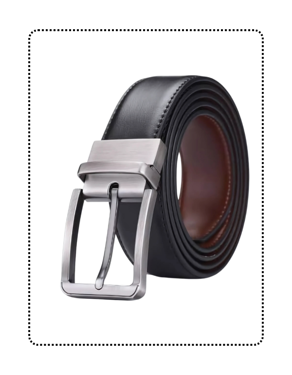 Black Leather Belt Men